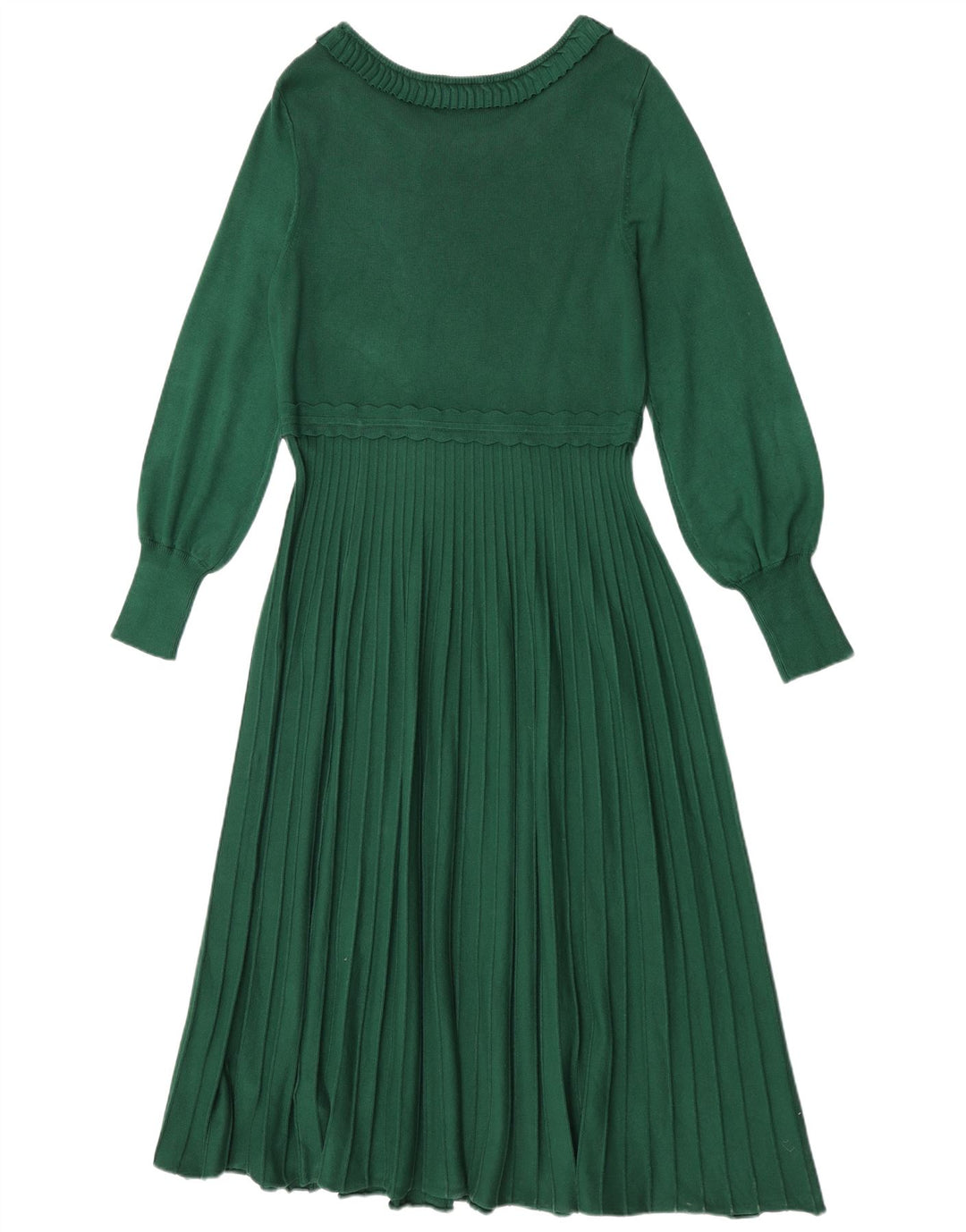 Monsoon Dame Jumper Dress UK 14 Large Green