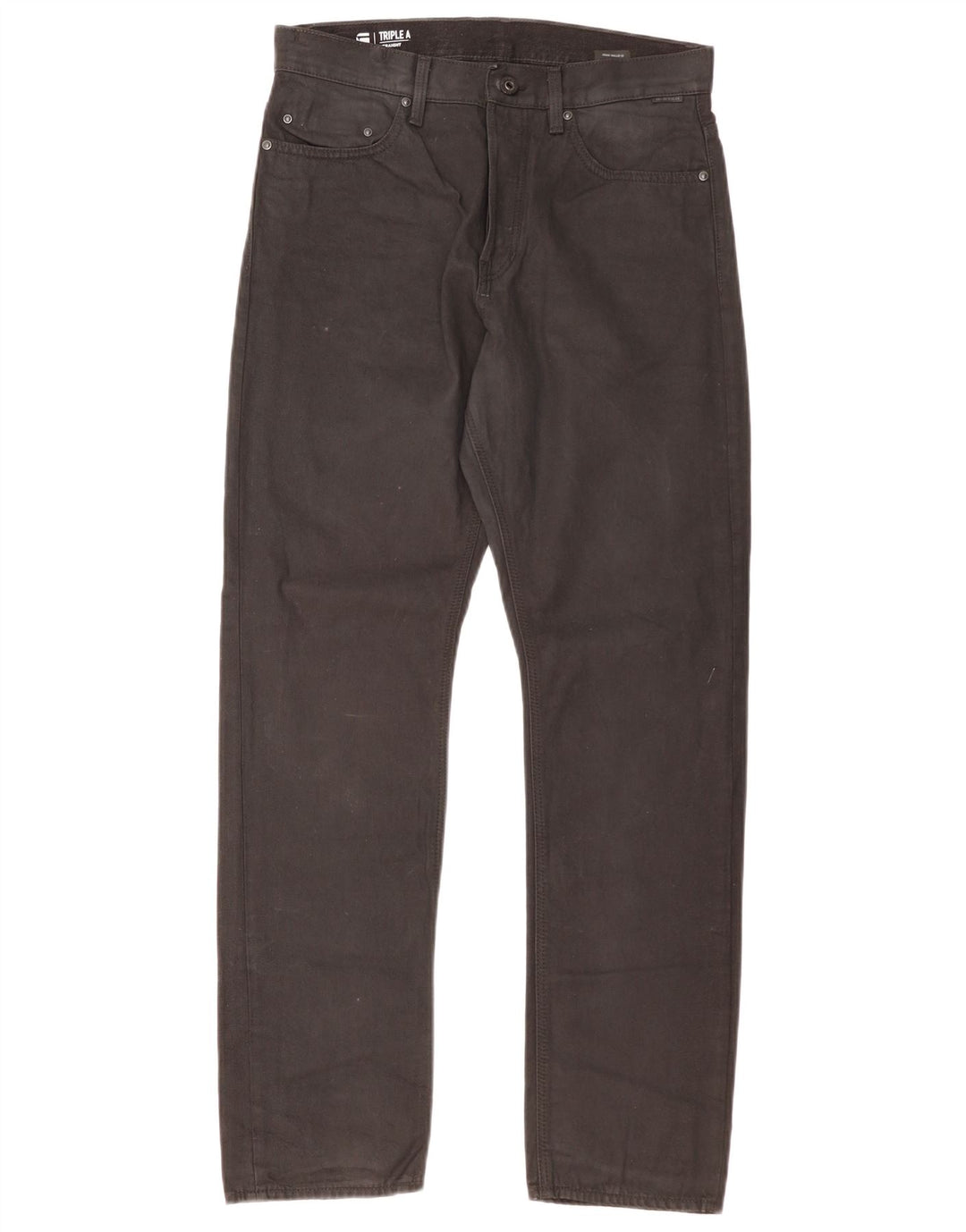 G-Star Straight Jeans til mænd W31 L32 Sort bomuld
