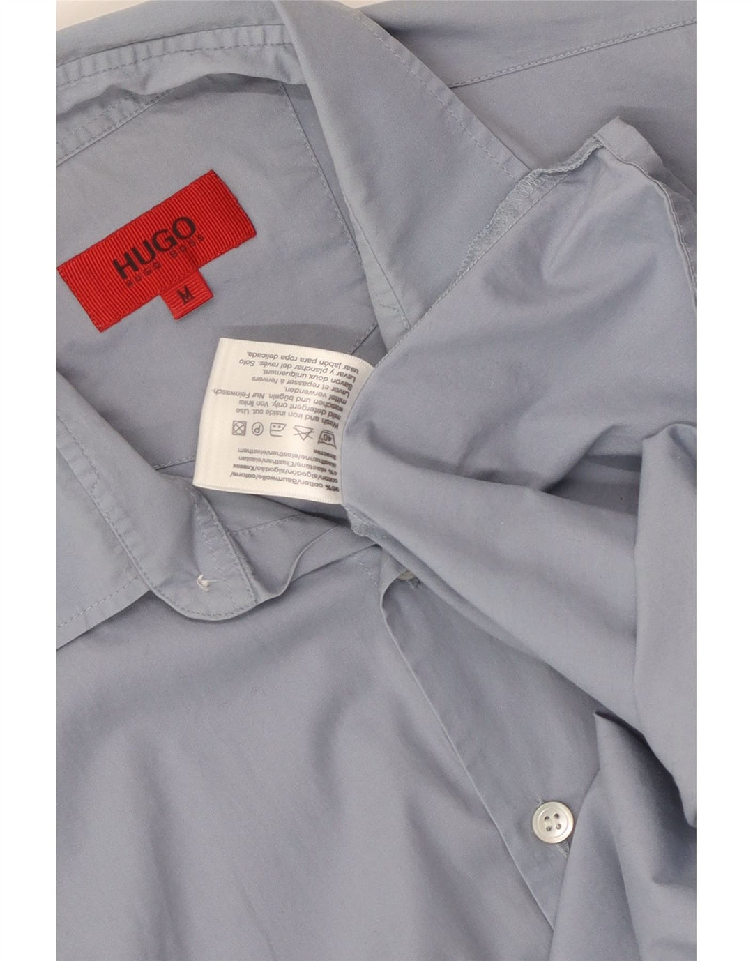 Hugo Boss Herreskjorte Medium Blå Bomuld