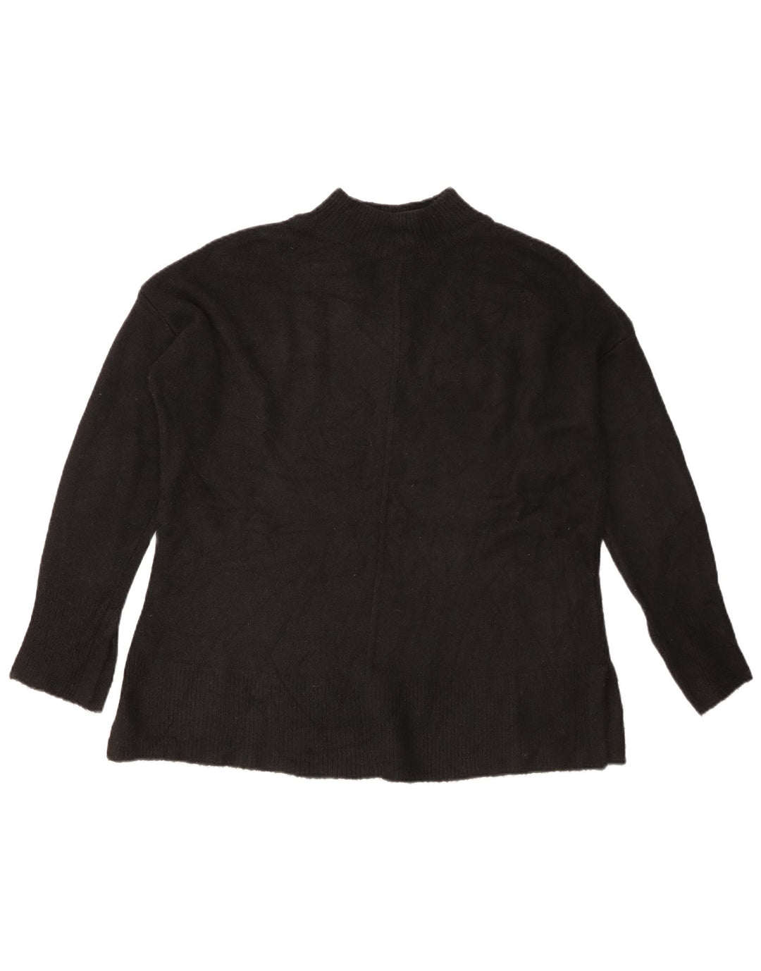 Marks & Spencer Dame Turtle Neck Jumper Sweater UK 14 Medium Black