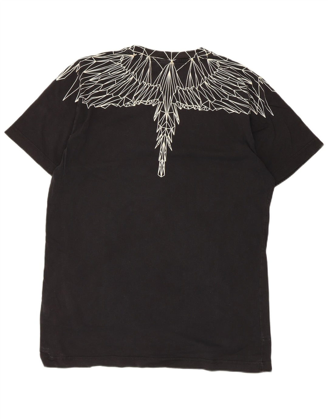 Marcelo Burlon Herre grafisk T-shirt Top Medium Sort Bomuld