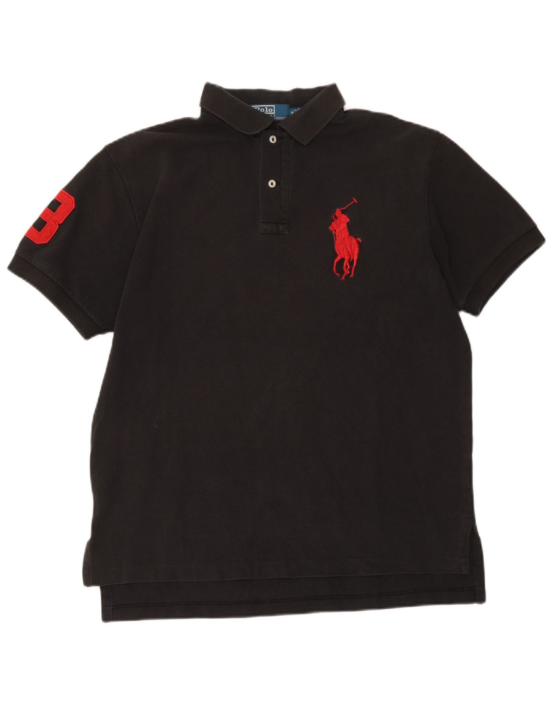 Polo Ralph Lauren Herre grafisk skjorte medium sort bomuld