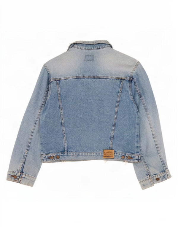 Vintage denimjakke til mænd UK 42 XL blå bomuld