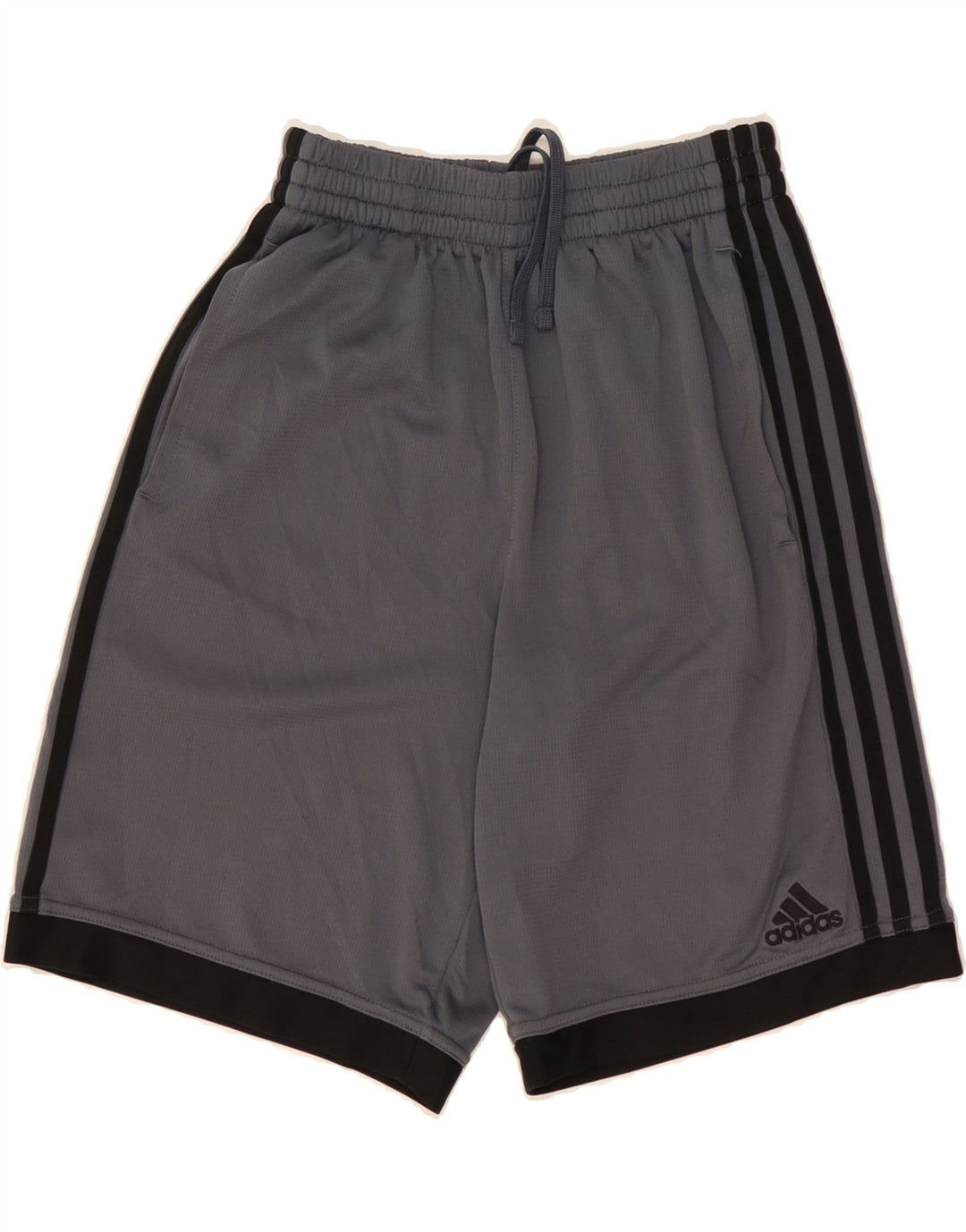 ADIDAS Boys Sport Shorts 7-8 Years Medium  Grey Polyester Vintage Adidas and Second-Hand Adidas from Messina Hembry 