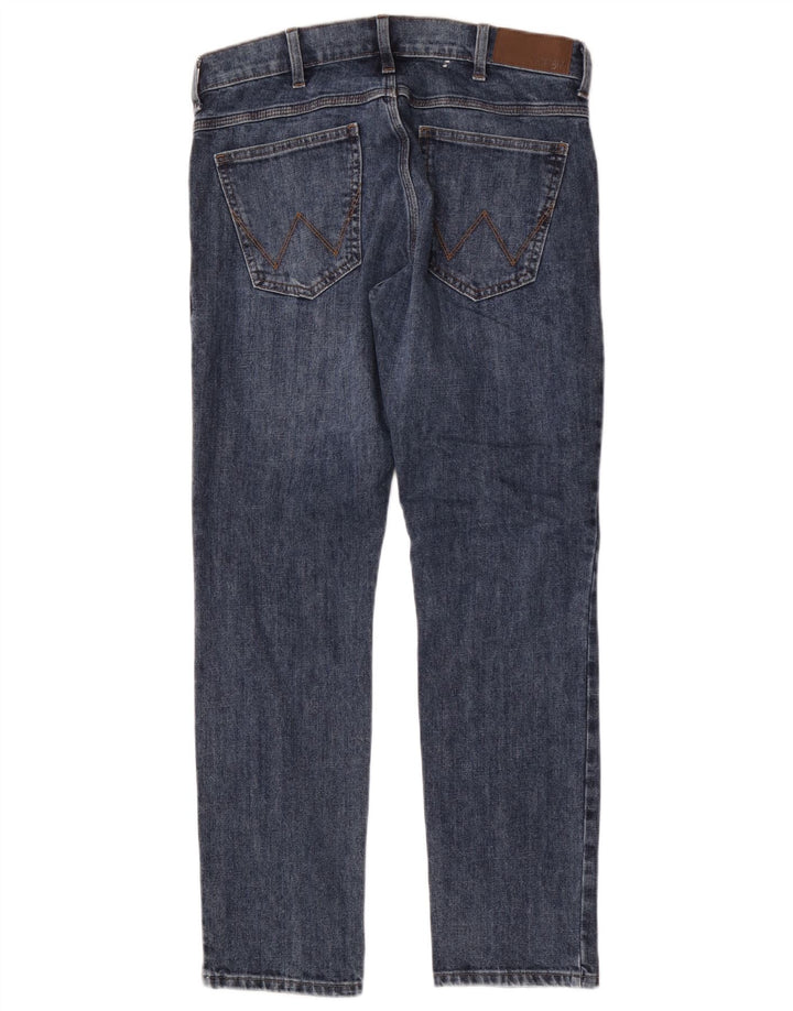 Wrangler Slim Jeans til mænd W30 L30 blå bomuld