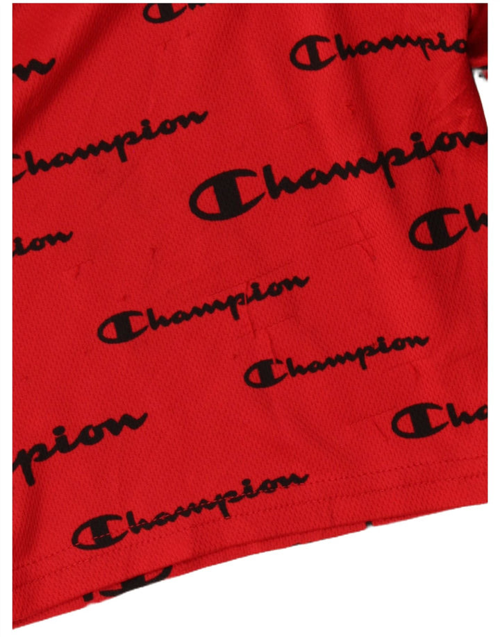Champion drenge grafiske sportsshorts 15-16 år rød polyester