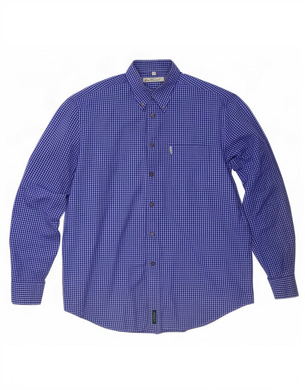 Ben Sherman Herreskjorte Medium Blue Gingham
