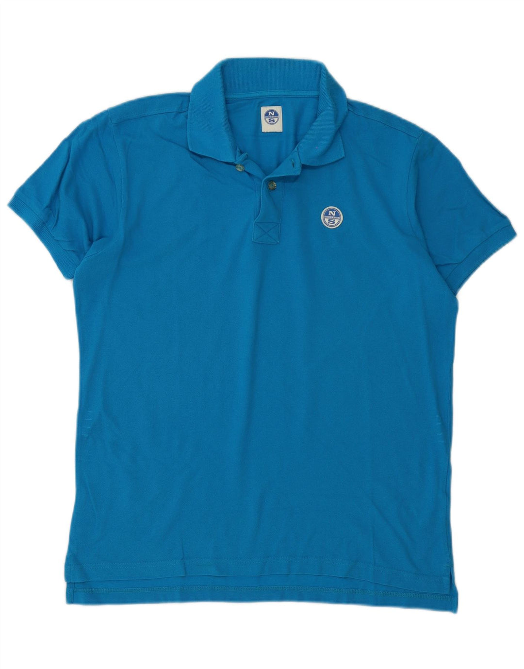 North Sails Herre Polo Shirt Medium Blå Bomuld