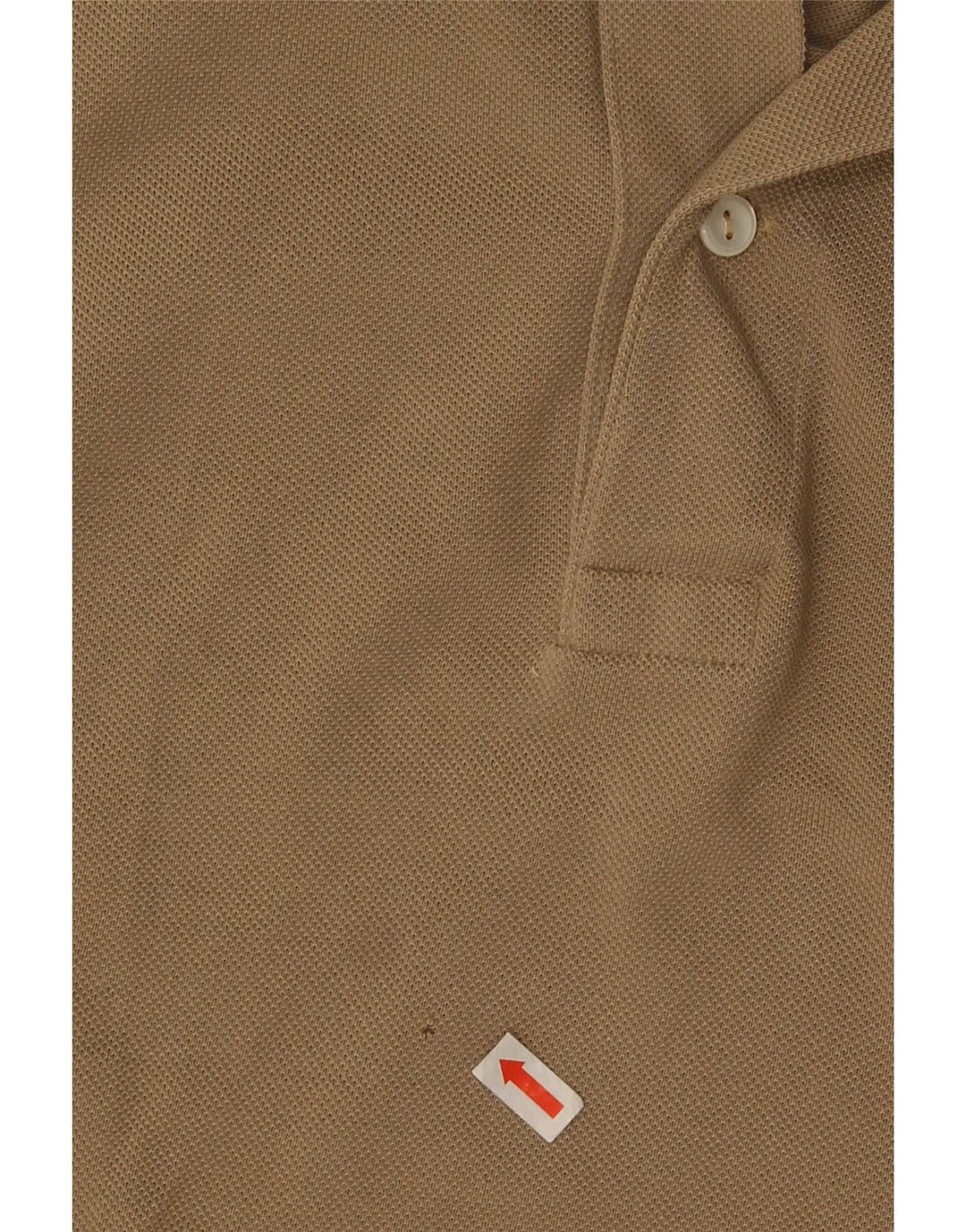 Lacoste Herre Regular Fit Polo Shirt Størrelse 7 2XL Beige Bomuld