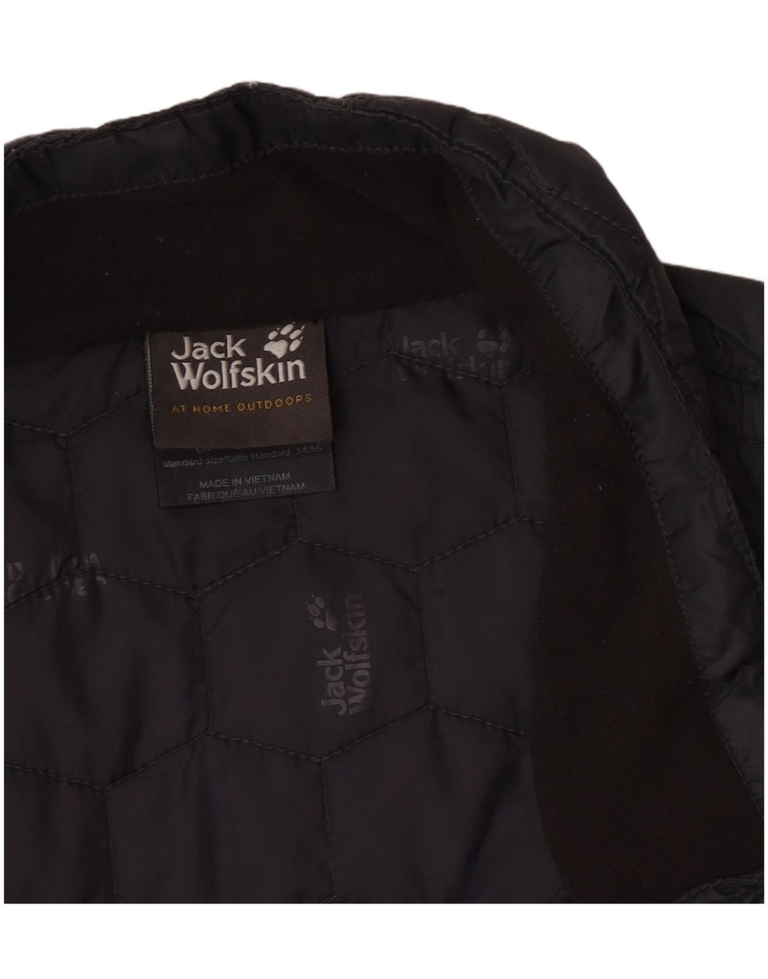 Jack Wolfskin Herre Liner Quiltet jakke UK 44/46 XL Grå Colourblock