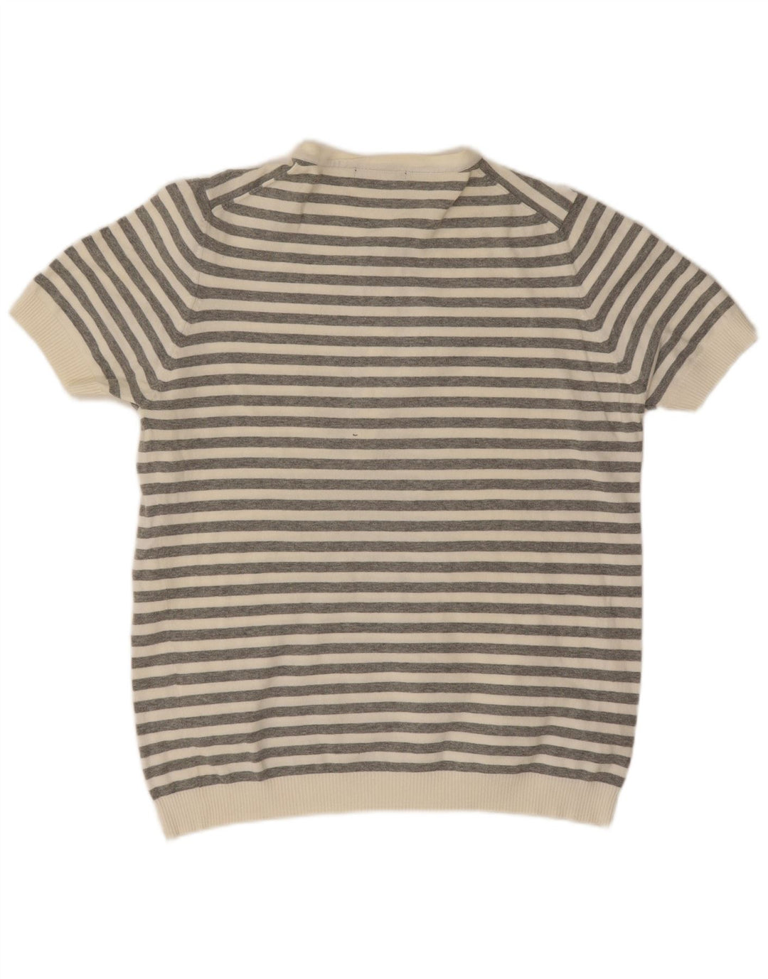 Zara Herre Polo Shirt Stor Grå Stribet