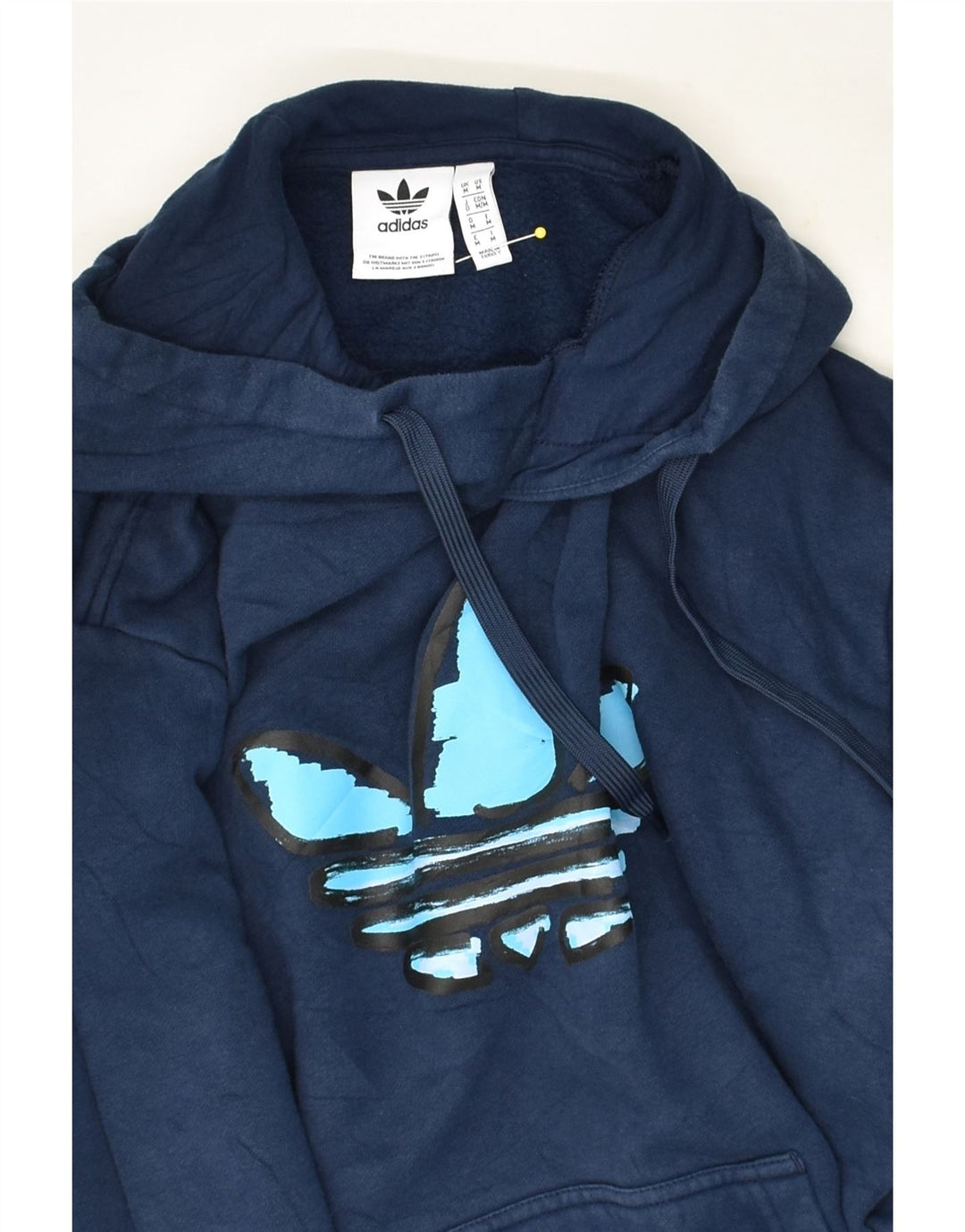 ADIDAS Grafisk hættetrøje til mænd mellem marineblå polyester