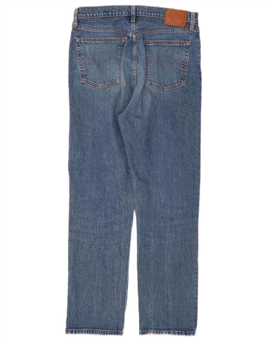 Levi's Dame 501 Straight Jeans W29 L28 Blå Bomuld
