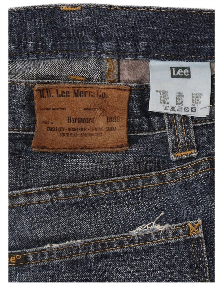 Lee Dame Flint Straight Jeans W30 L30 Blå Bomuld