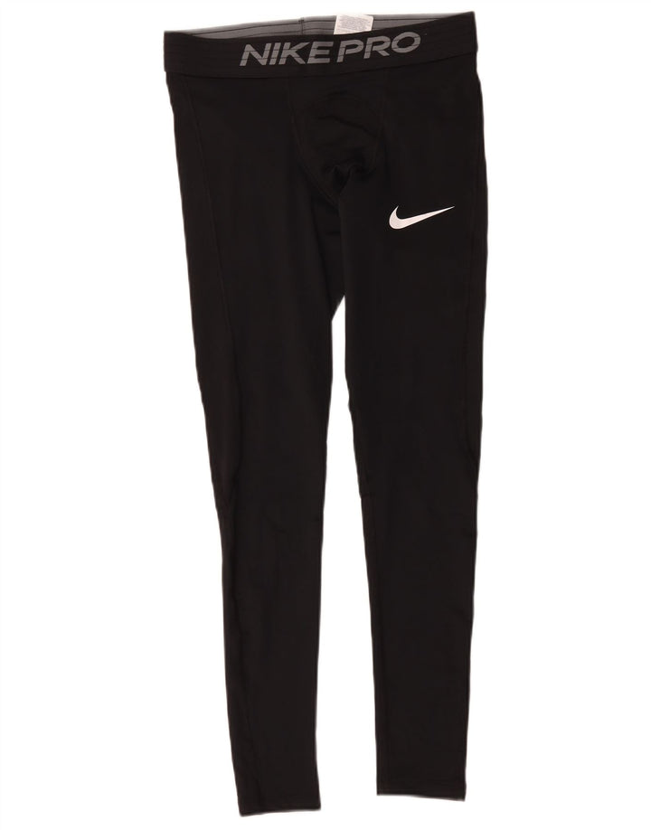Nike Herre Dri Fit Grafiske Leggings Medium Sort Polyester