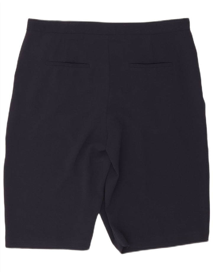 Zara Chino Shorts Large W32 Marineblå polyester