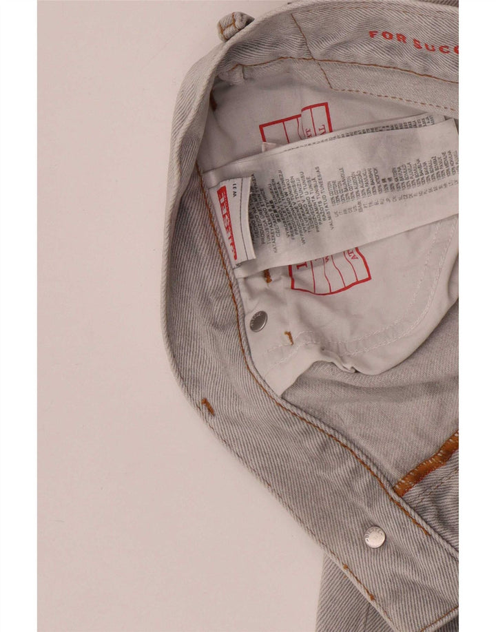 Diesel Straight Jeans til mænd W31 L30 Grå Bomuld