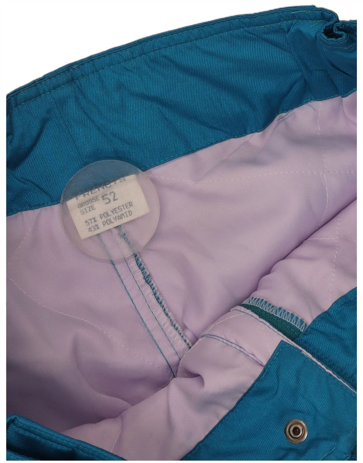 Vintage Herre joggers Skibukser IT 52 Large Blue Polyester