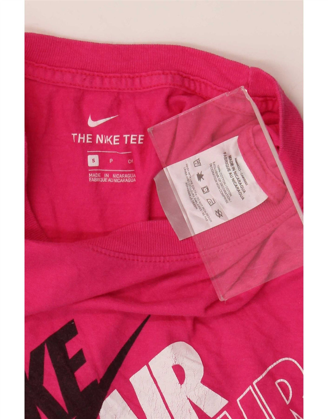 Nike Herre grafisk T-shirt Top Lille Pink Bomuld