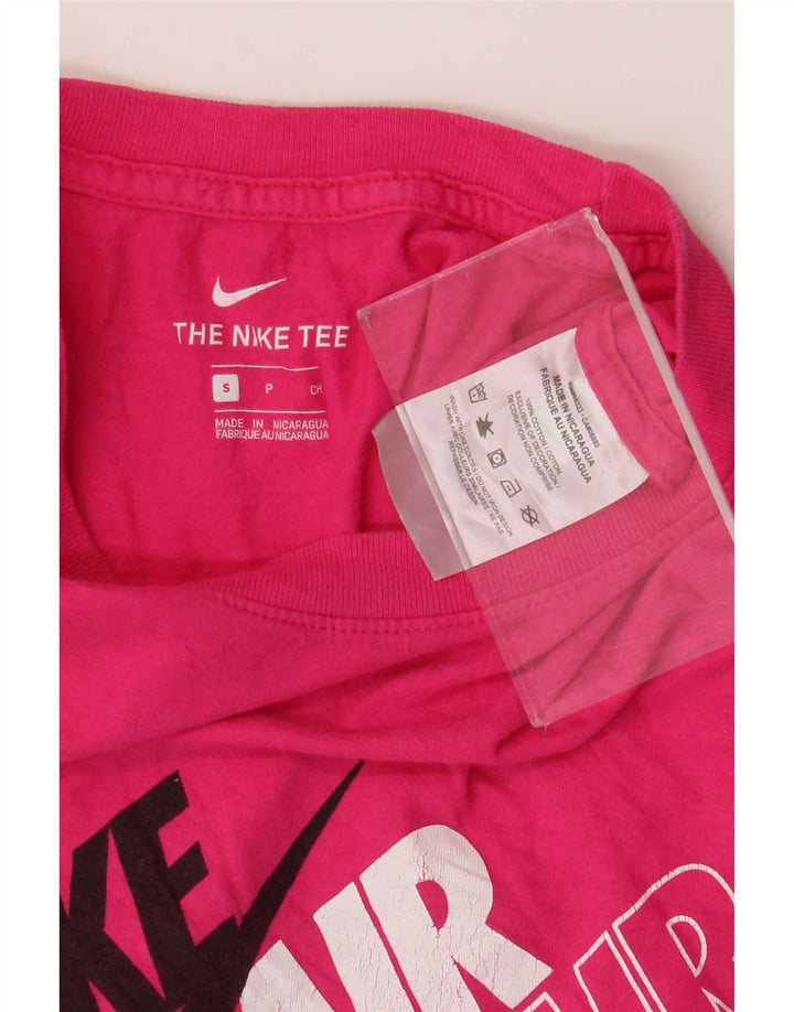Nike Herre grafisk T-shirt Top Lille Pink Bomuld