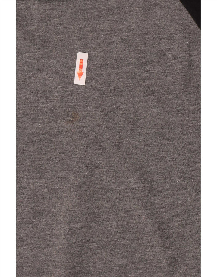Hurley Boys Premium Fit grafisk top langærmet 15-16 år mellemgrå