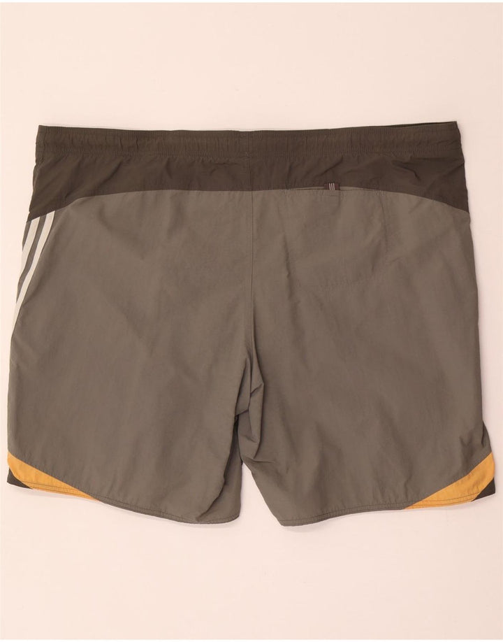 Adidas Badeshorts til mænd 2XL Grå Colourblock Nylon