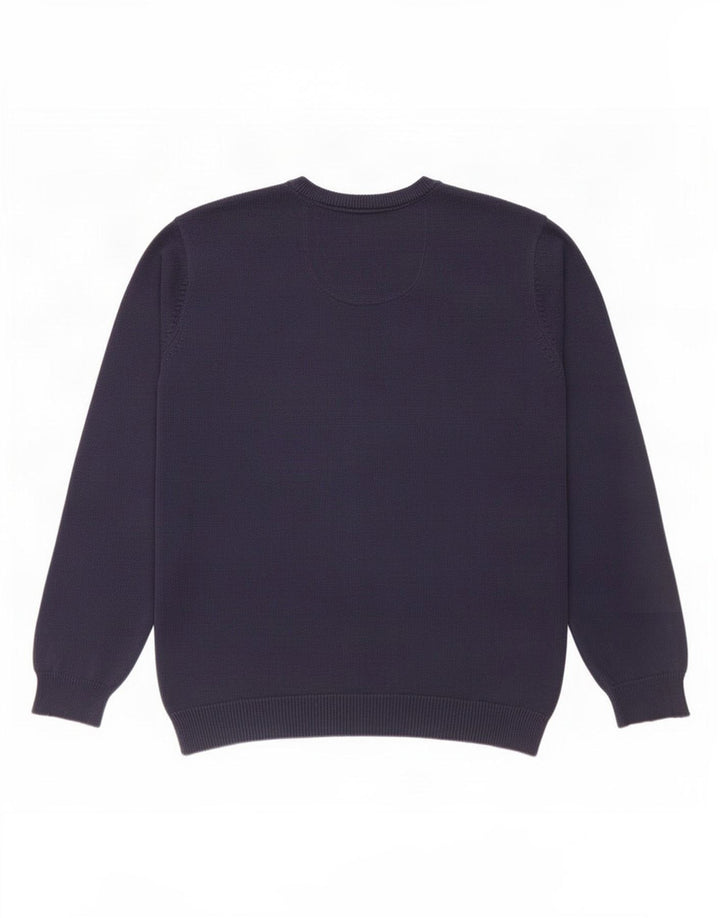 Marks & Spencer Herre Regular Fit V-hals sweater Stor marineblå