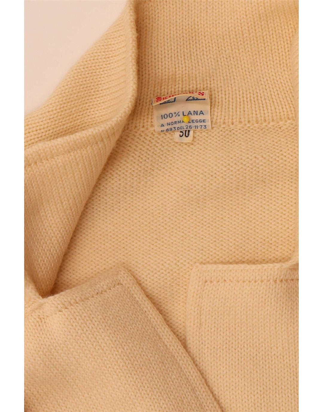 Skipper's Dame Cardigan Sweater IT 50 XL Gul Uld