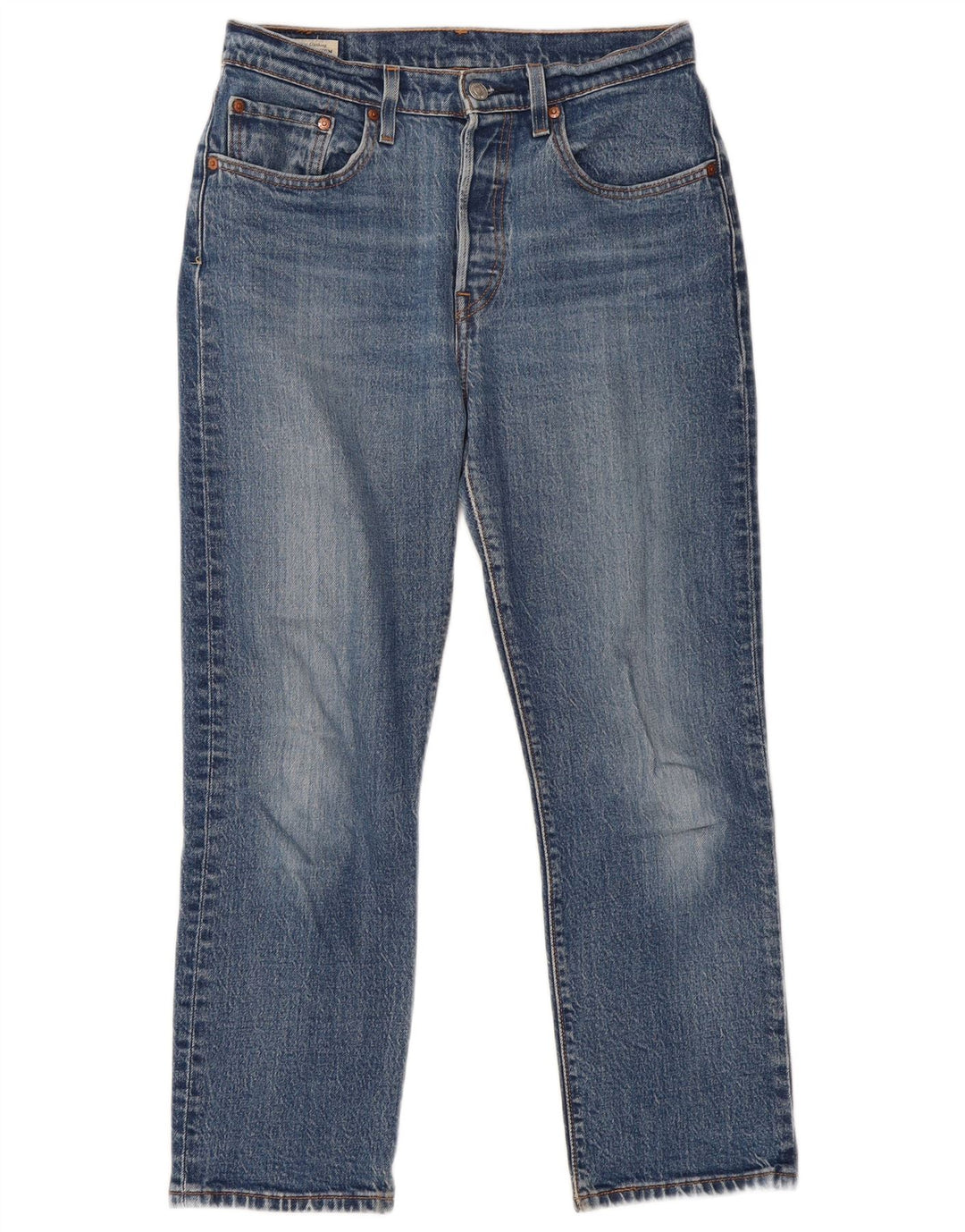 Levi's lige jeans til kvinder W27 L26 blå bomuld