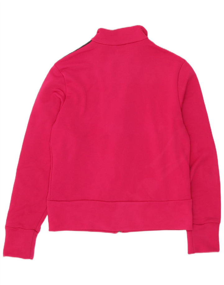 Adidas træningsdragt topjakke til kvinder UK 12 Medium Pink Polyester