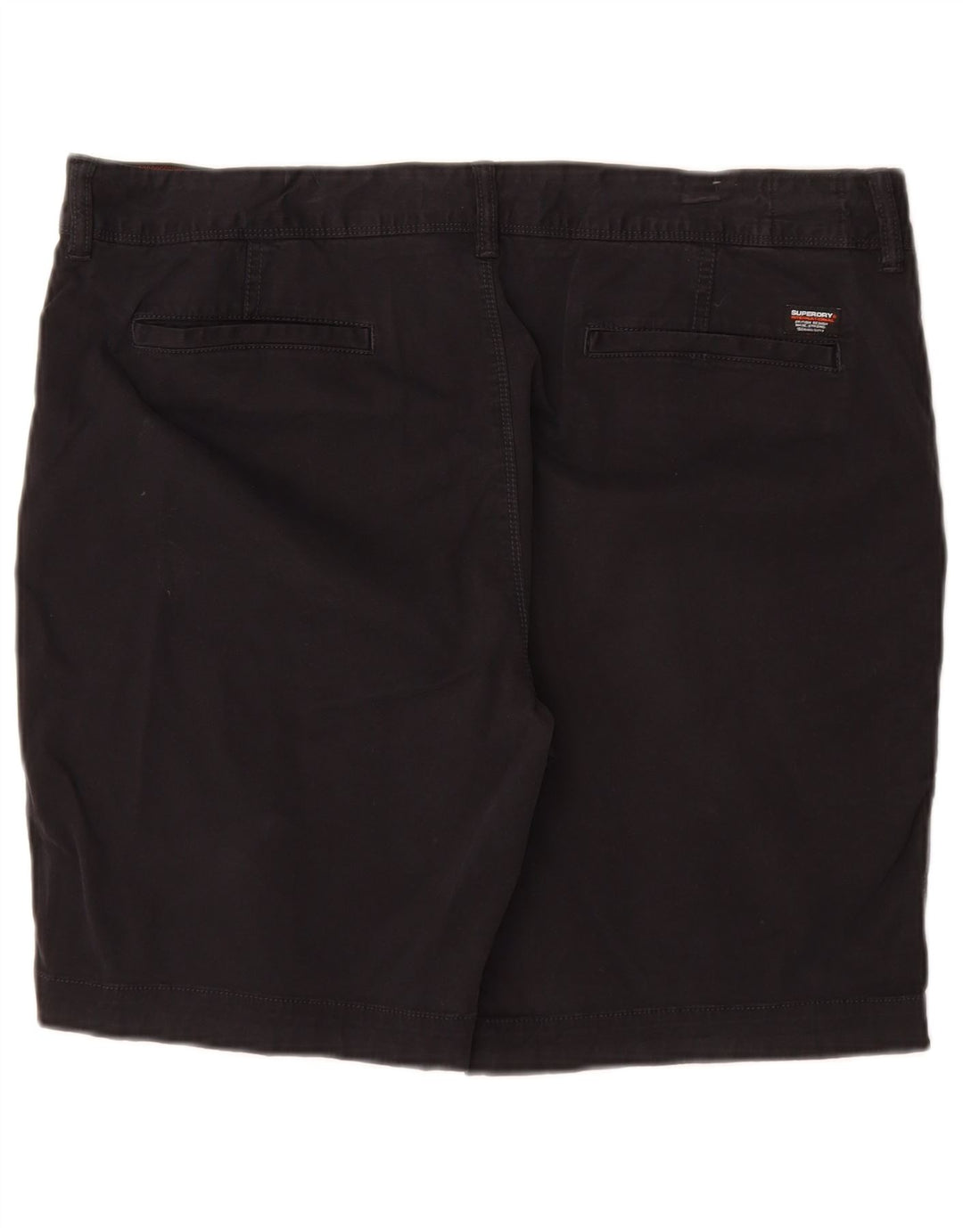 Superdry Slim Chino Shorts til mænd W36 Large Black Bomuld