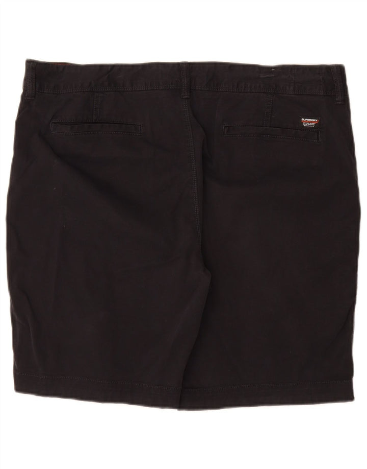 Superdry Slim Chino Shorts til mænd W36 Large Black Bomuld