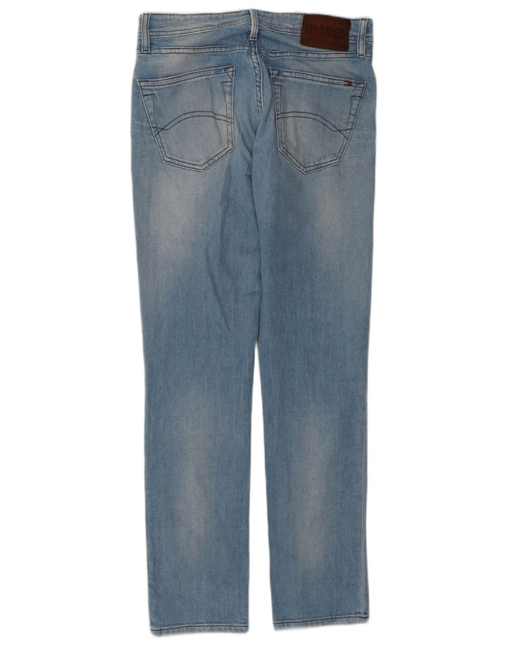 Tommy Hilfiger Dame Slim Jeans W29 L32 Blå Bomuld