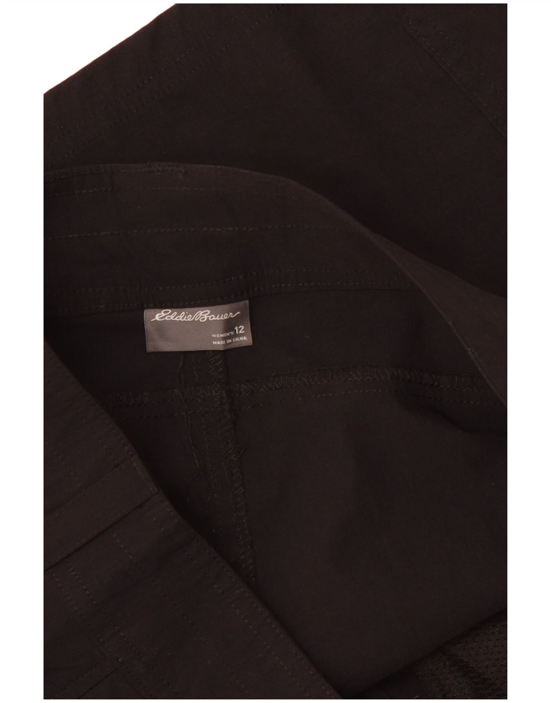 EDDIE BAUER Cargo Shorts til kvinder US 12 Large W34 Sort