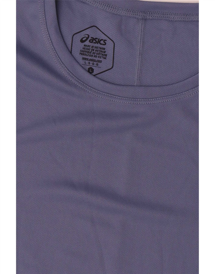 Asics Herre T-Shirt Top Stor Marineblå Polyester