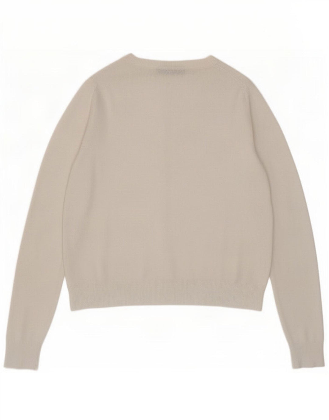 Marks & Spencer Womens Crop Cardigan Sweater UK 12 Medium White Viscose