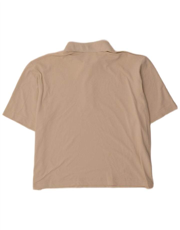 Chervo Herre Polo Shirt IT 48 Medium Beige Nylon