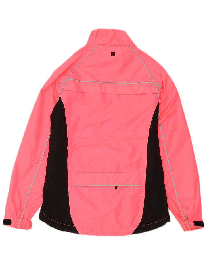 Mountain Warehouse Dame Regnjakke UK 6 XS Pink Colourblock Polyester