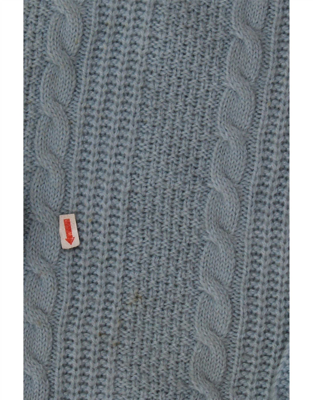 STEFANEL Dame Oversized Crew Neck Jumper Sweater UK 16 Large Blue Wool