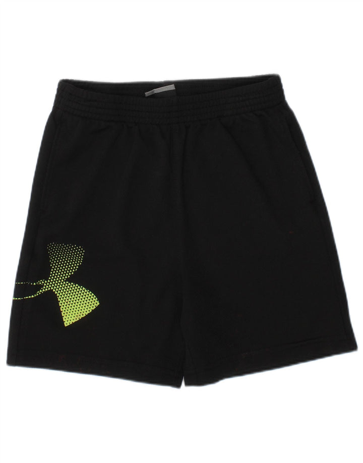 UNDER ARMOUR Grafiske sportsshorts til drenge 2-3 år Sort polyester