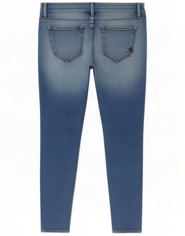Cycle Dame Skinny Jeans W30 L31 Blue Cotton