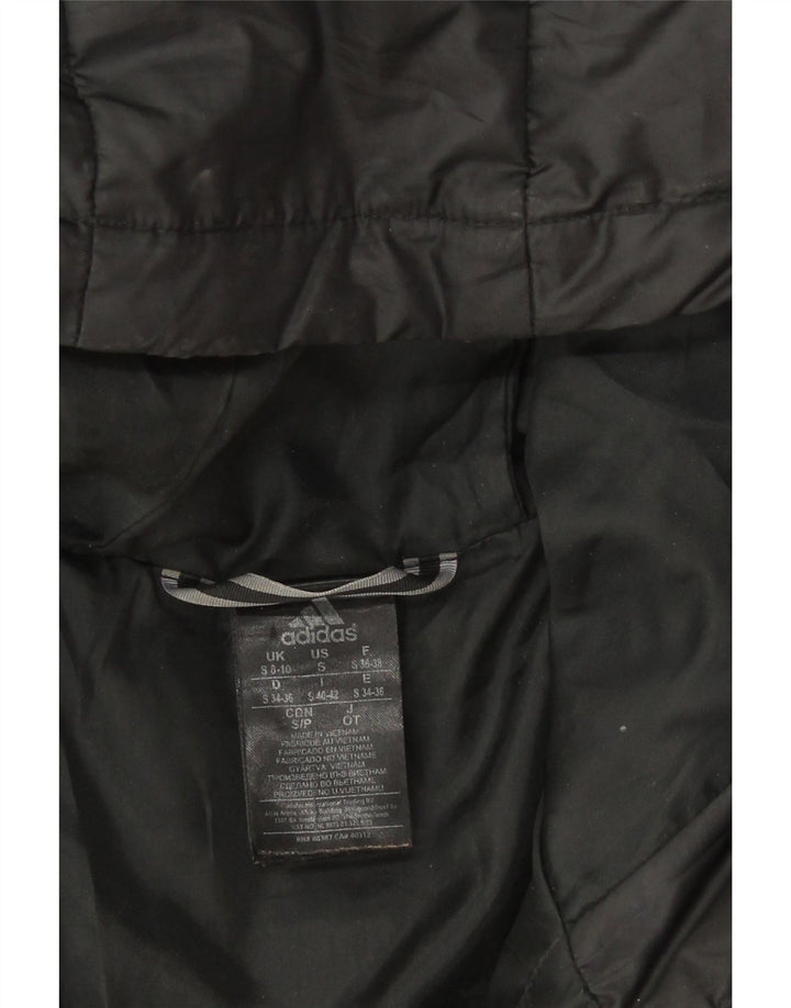 Adidas Polstret hættejakke til kvinder DK 8/10 Lille sort polyester