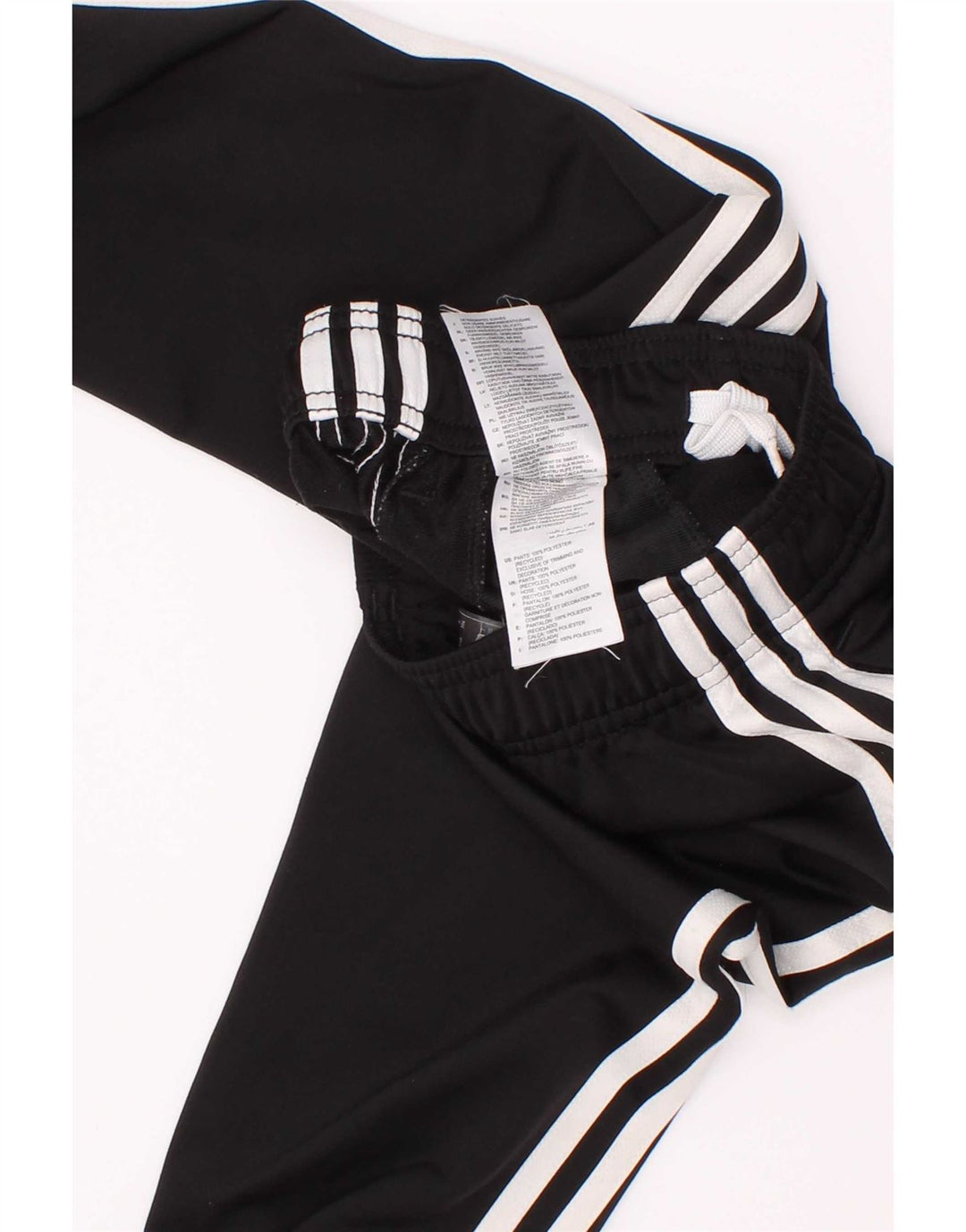 Adidas Drenge Træningsdragt Bukser Joggers 3-4 År Sort Polyester