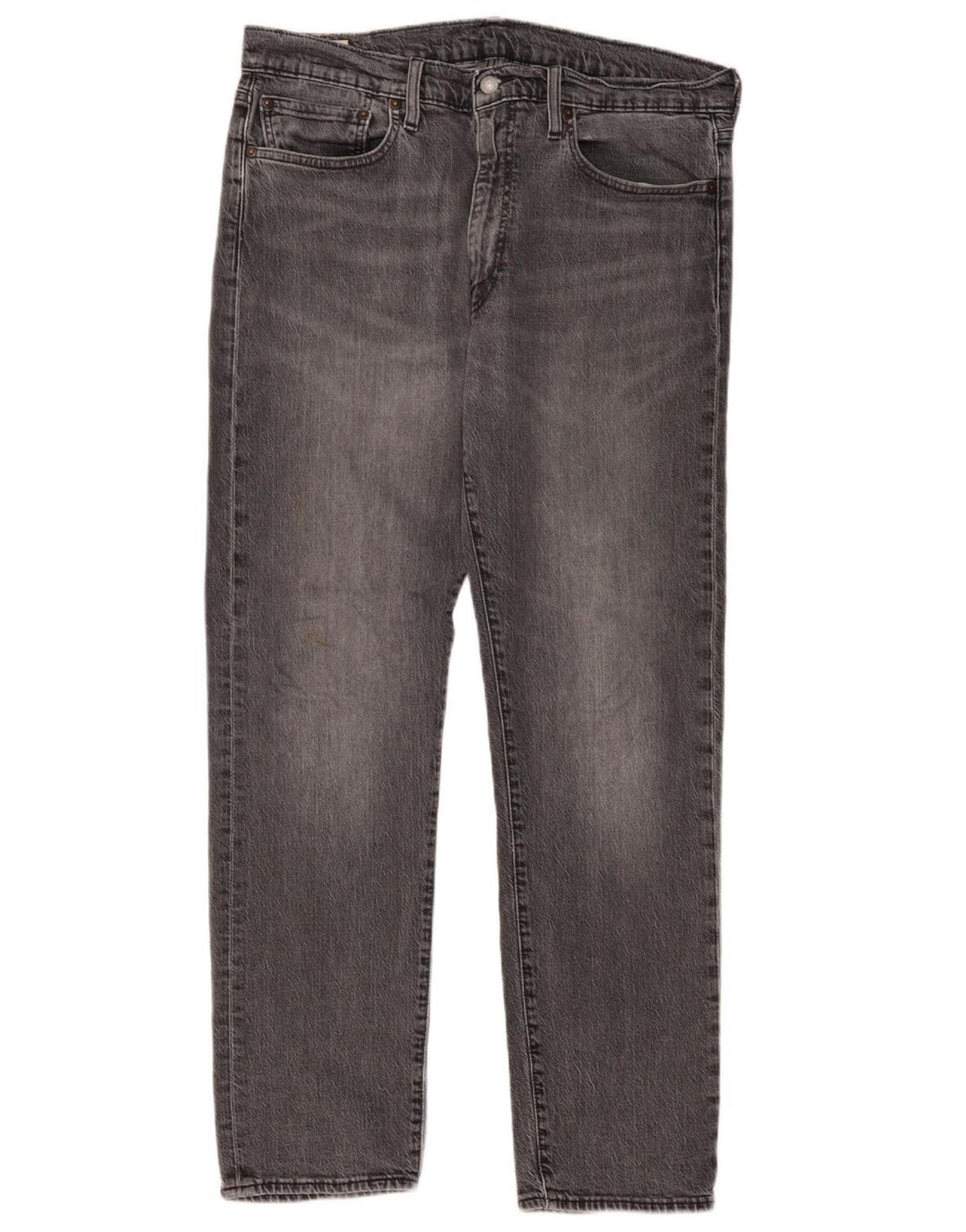 LEVI'S Herre 502 tilspidsede jeans W36 L32 Grå bomuld