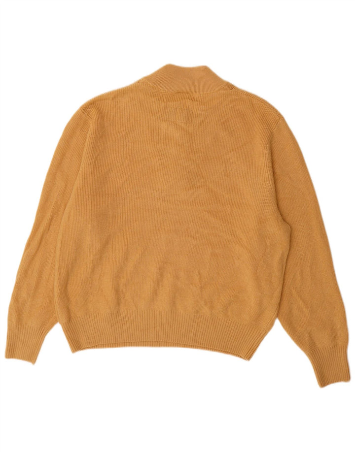 NIKE sweater med knaphals til mænd XL Beige polyester