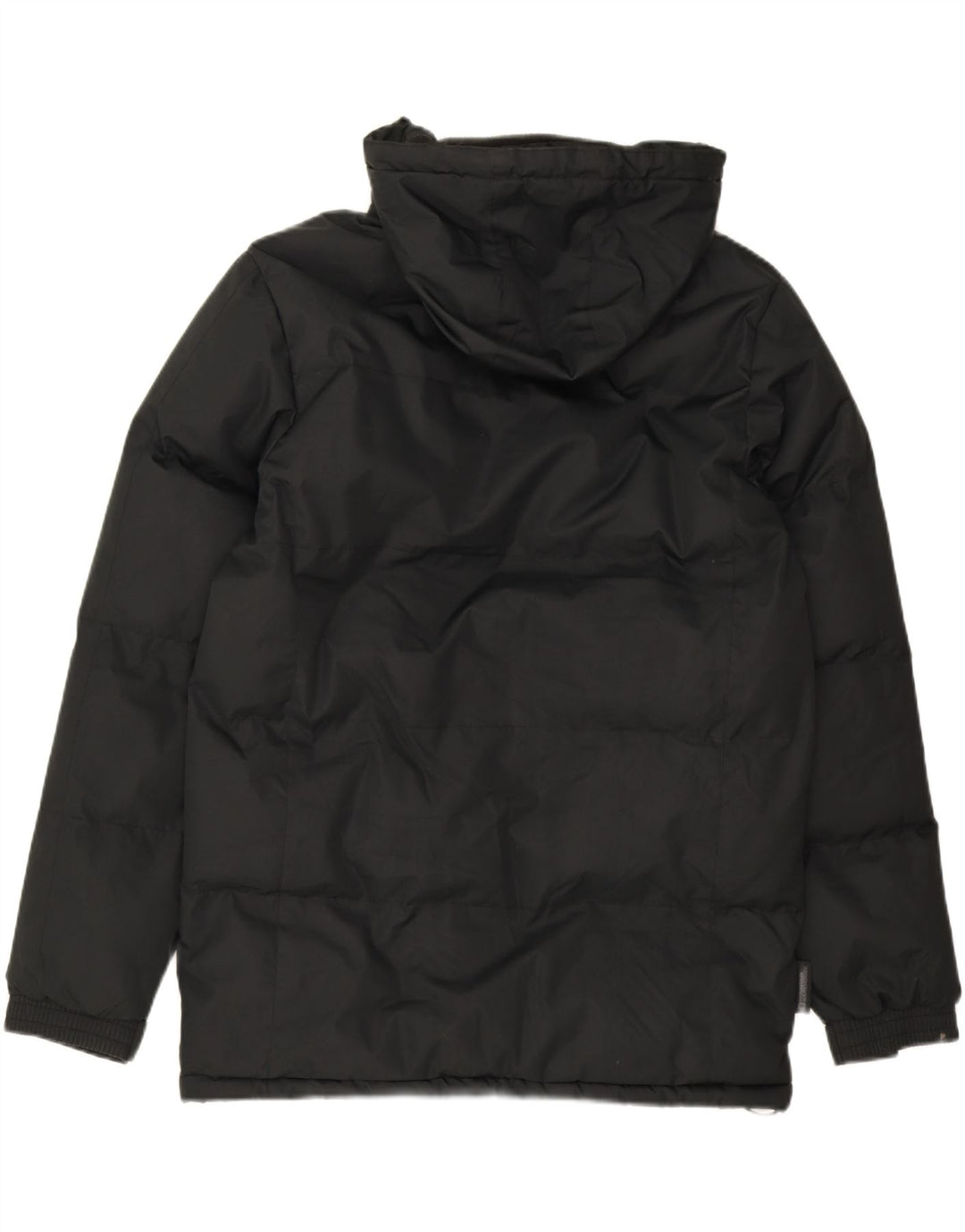 MOUNTAIN WAREHOUSE Mens Hooded Padded Jacket UK 36 Small Black Polyester Vintage Mountain Warehouse and Second-Hand Mountain Warehouse from Messina Hembry 