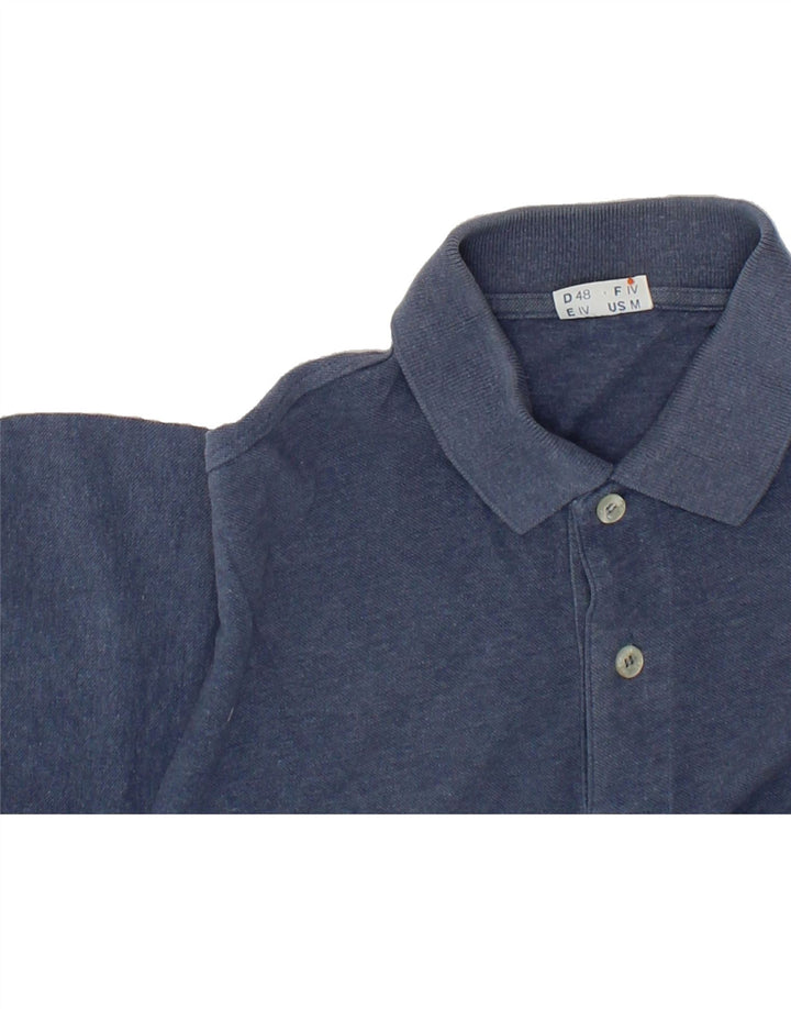 SERGIO TACCHINI Mens Polo Shirt Medium Blue Cotton Vintage Sergio Tacchini and Second-Hand Sergio Tacchini from Messina Hembry 