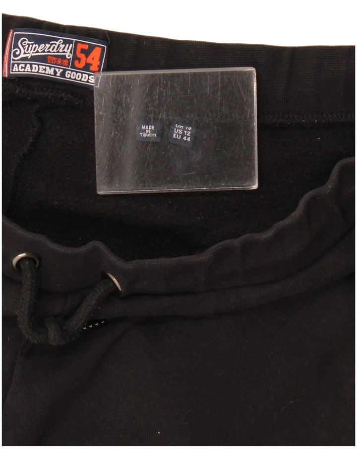 Superdry træningsdragtsbukser til kvinder UK 16 Large Black