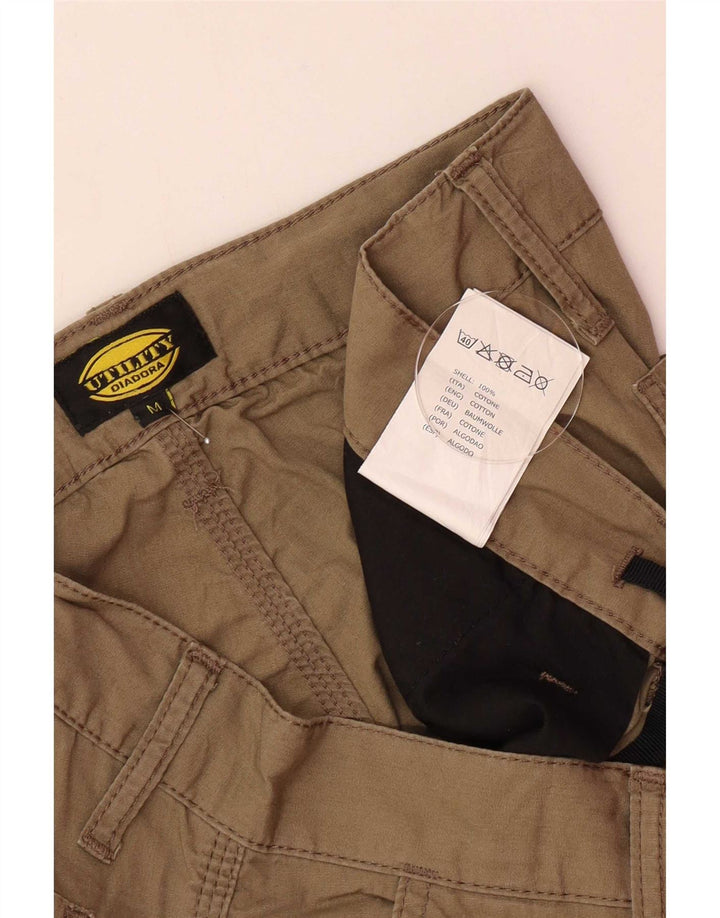 Diadora Herre Cargo Shorts Medium W32 Khaki Bomuld