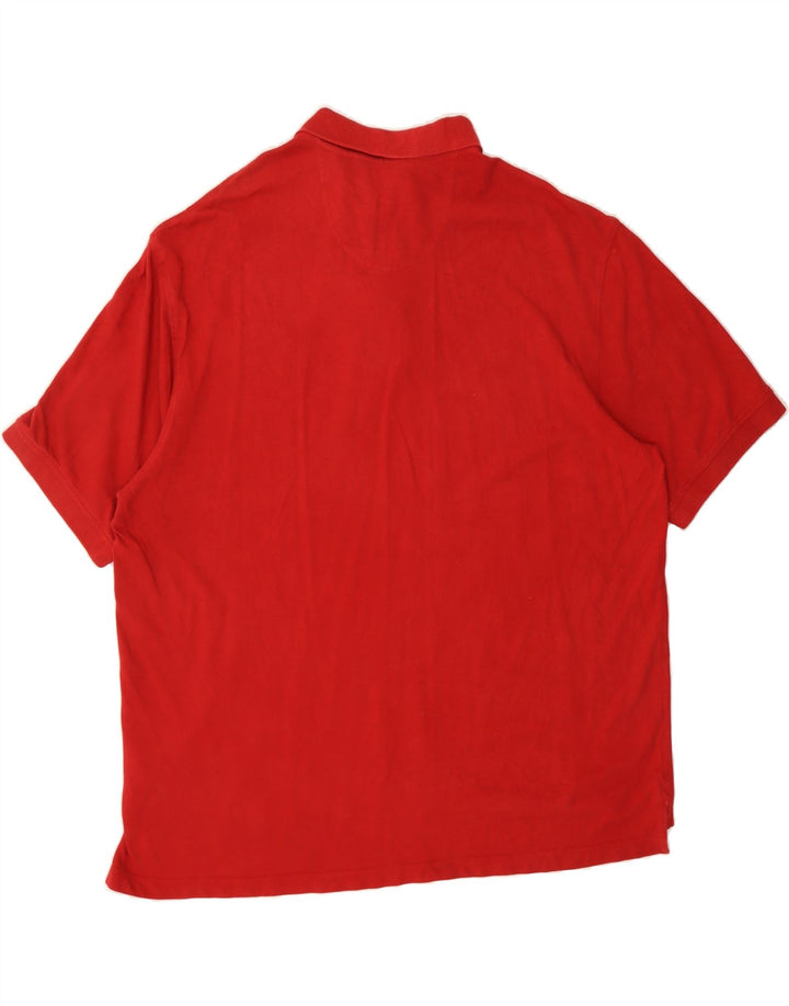 IZOD Mens Polo Shirt 2XL Red Vintage Izod and Second-Hand Izod from Messina Hembry 